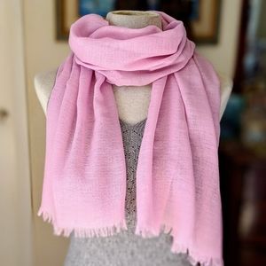 💗 Super Soft Pink Scarf #hundredsofscarves